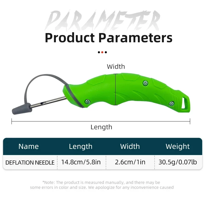 ShareShark Stainless Steel Air Release Needle Multifunctional Fish Degassing and Bleeding Tool