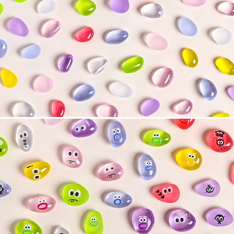 20/50 pièces d'accessoires en résine lumineux et mignons, décoration de aquarium DIY, figurines de micro-paysage qui brillent dans le noir