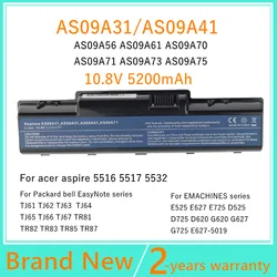 5200mAh Laptop battery For ACER AS09A31 AS09A41 AS09A51 AS09A56 AS09A61 AS09A71 AS09A73 AS09A75 AS09A90