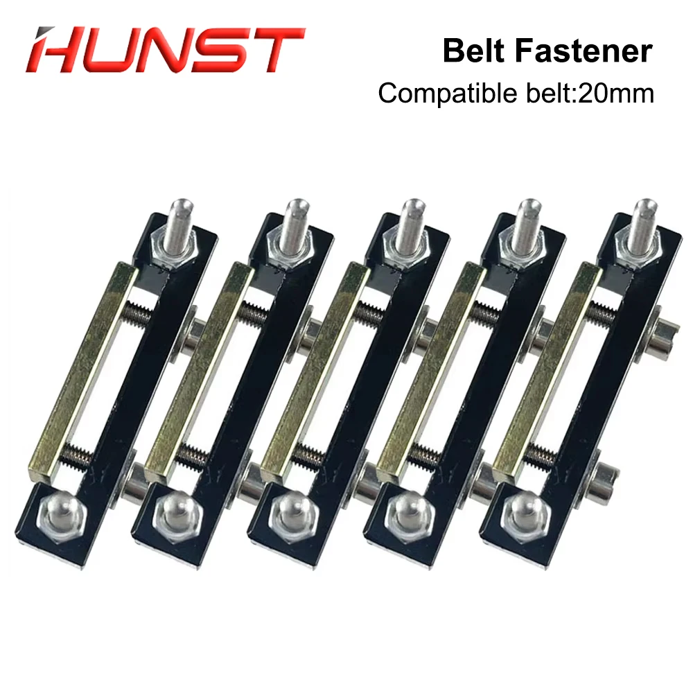 HUNST Belt Fastener For Open Timing Belt Transmission With Width 15mm / 20mm For X/Y Axis Hardware Tool Mechanical Parts