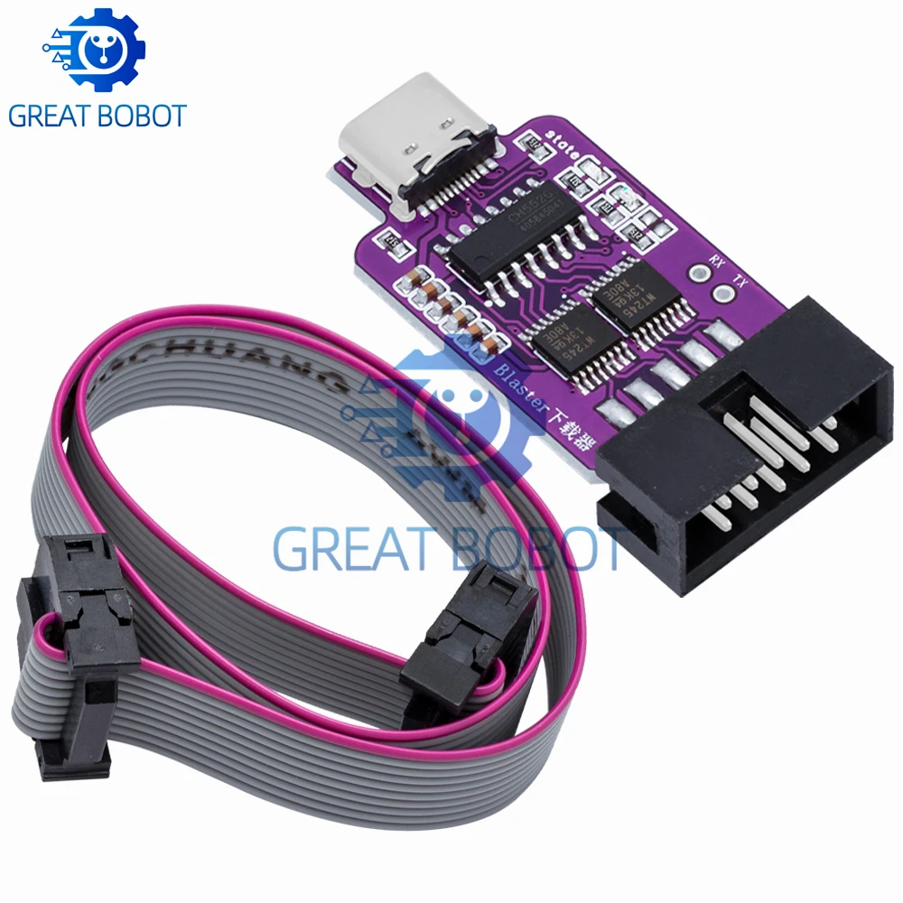 1.2v-3.3v typ-c USB Blaster downloader dla ALTERA CPLD/FPGA JTAG Altera Programmer dla arduino — zdjęcie 4