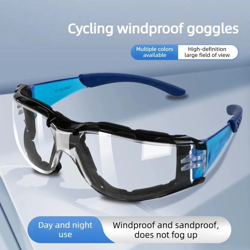 Windproof Motorcycle Cycling Glasses Anti Fog Dust Splash Sand Protection for Men Women