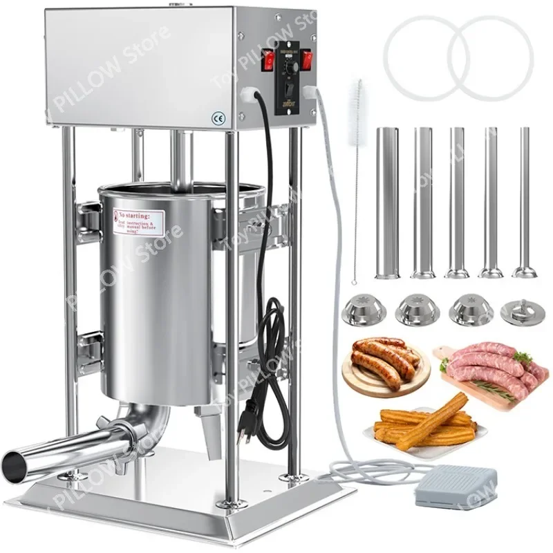 2 in 1 sausage stuffer embutidora de chorizo manual   electric meat mincer    grinder