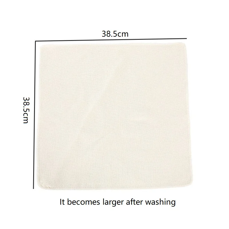 2/4PC Cotton Steamer Cloth High Density Curd Cloth Filter Soybean Milk Cloth Filter Residue Gauze Insulation Cover Kitchen Tools