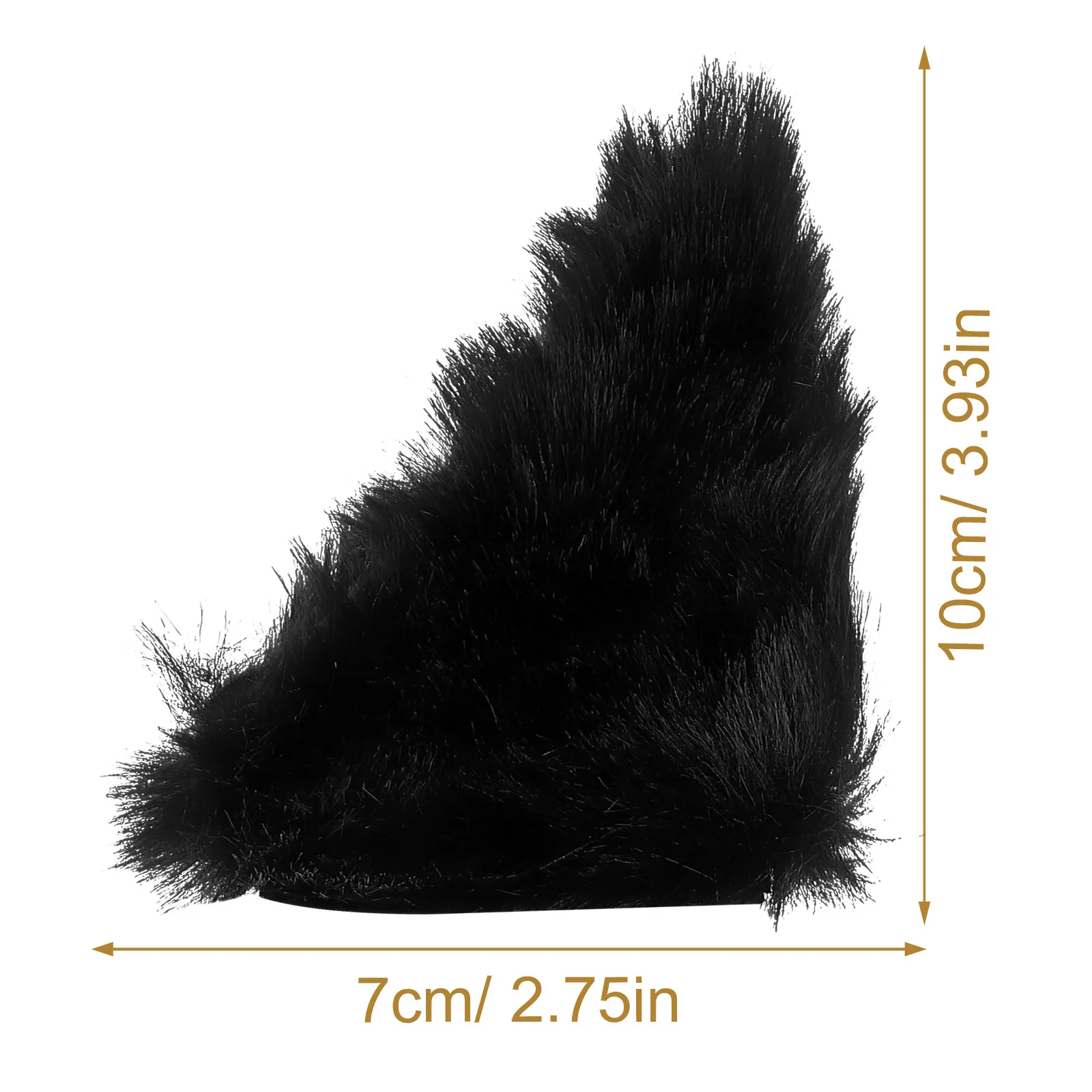 1Pair Cute Cat Ear Decoration Creative Flexible Sticker Ear Accessory for Most Helmets Easy Install Exquisite Comfortable