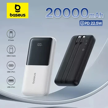 מטען נייד Baseus בנפח 20,000mAh לטעינה מהירה ועוצמתית