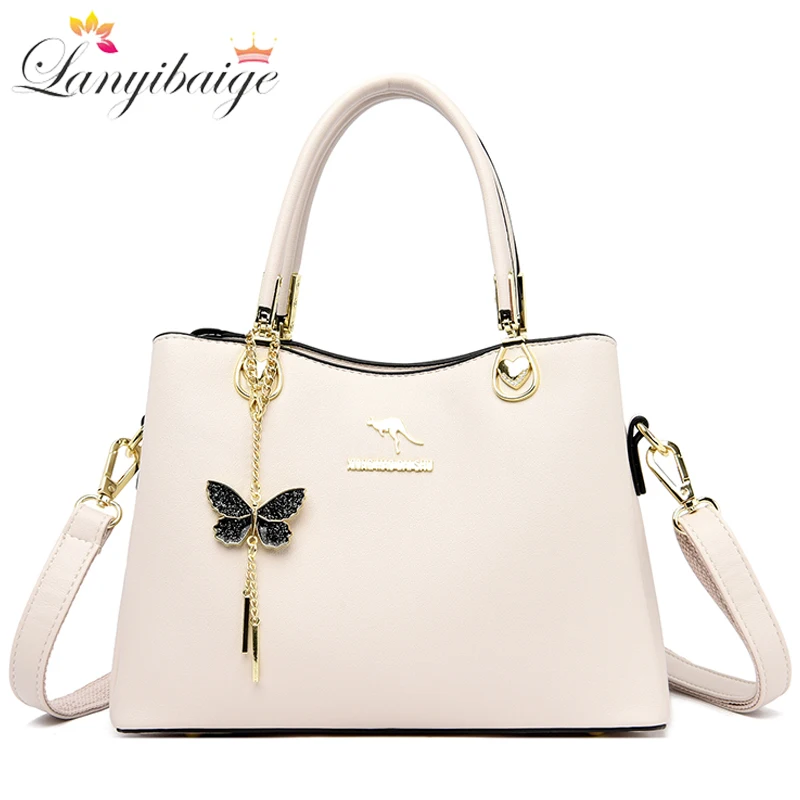 Wysokiej jakości miękkie skórzane torby luksusowe torebki damskie designerskie damskie torba na ramię Crossbody 2023 Casual Tote Bag Sac S Main