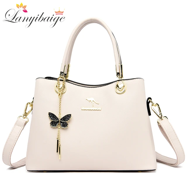 Wysokiej jakości miękkie skórzane torby luksusowe torebki damskie designerskie damskie torba na ramię Crossbody 2023 Casual Tote Bag Sac S Main