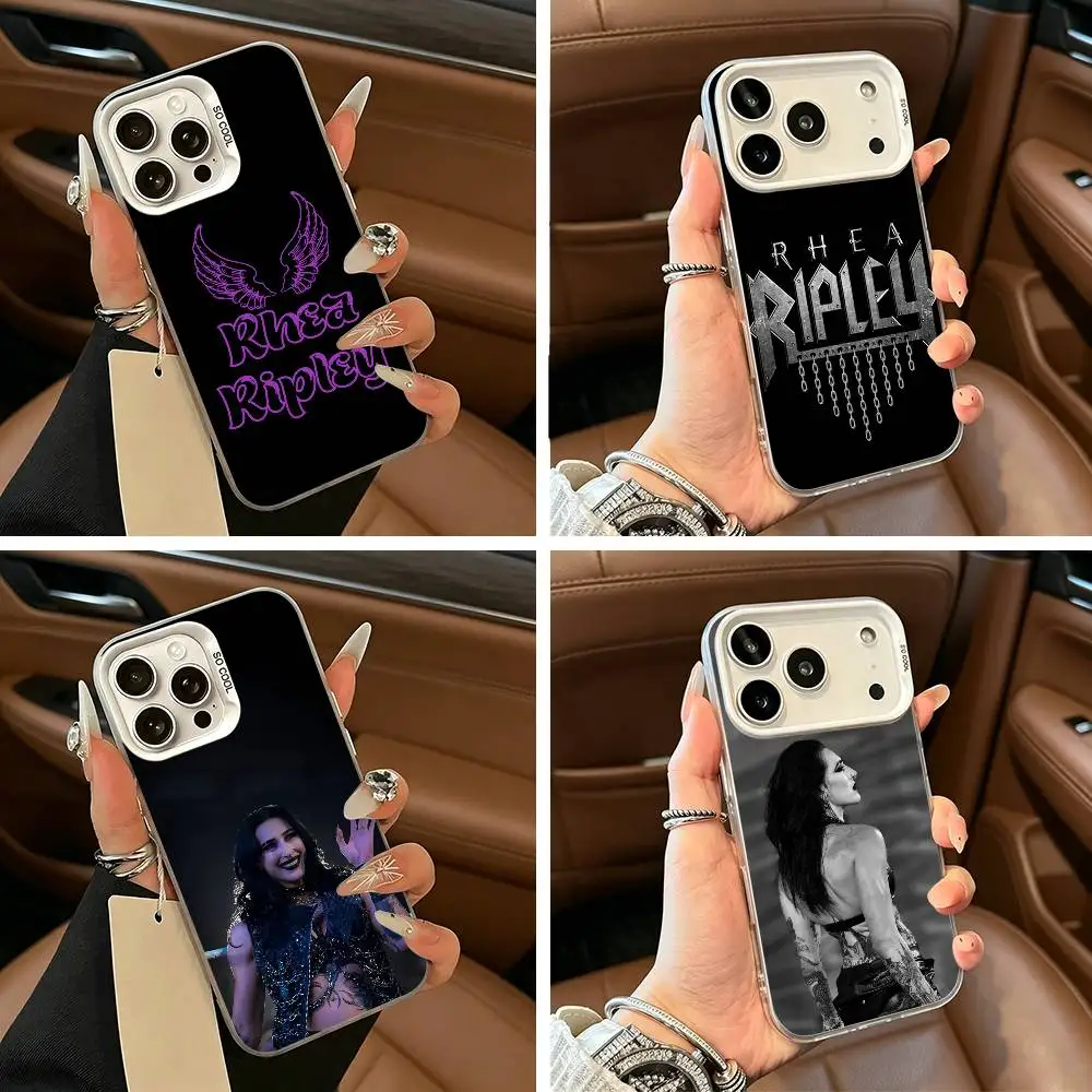 

R-Rhea Ripley Succubus Phone Case For iPhone 11 12 13 14 15 16Pro Max Plus white Sliver Phone Cover