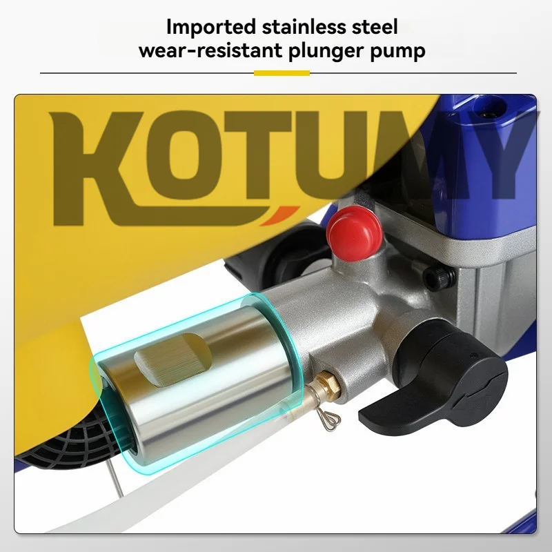 고압 무선 에어리스 스프레이 기계 전기 스프레이 건 850W 에어리스 페인트 분무기 110/220V 페인팅 기계 도구