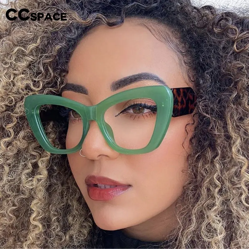 

55531 Big Frame Anti Blue Light Computer Glasses Women Sunglasses Blocking Glasses Optical Clear Spectacle Eyeglass