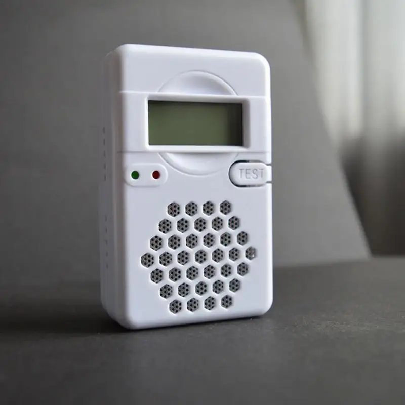 Rilevatore di allarme CO rilevatore di allarme CO misuratore portatile Mini formato CO Monitor per veicoli aerei da viaggio in auto