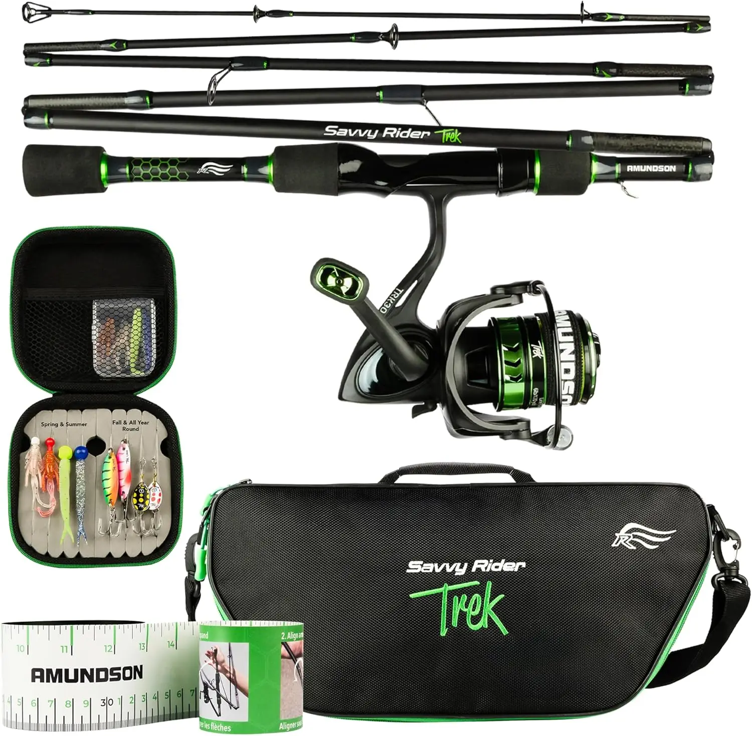 Savvy Rider Trek All-in-One Fishing Combo