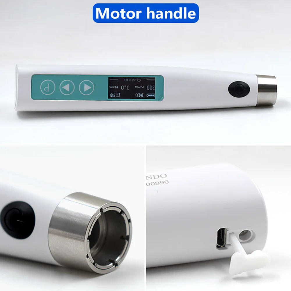 Dental Endo Motor Antik biege handstück Drahtlose Zahnwurzel kanal therapie 9 vorhandene Modi 100-1000r/min Smart Endodontics Motor