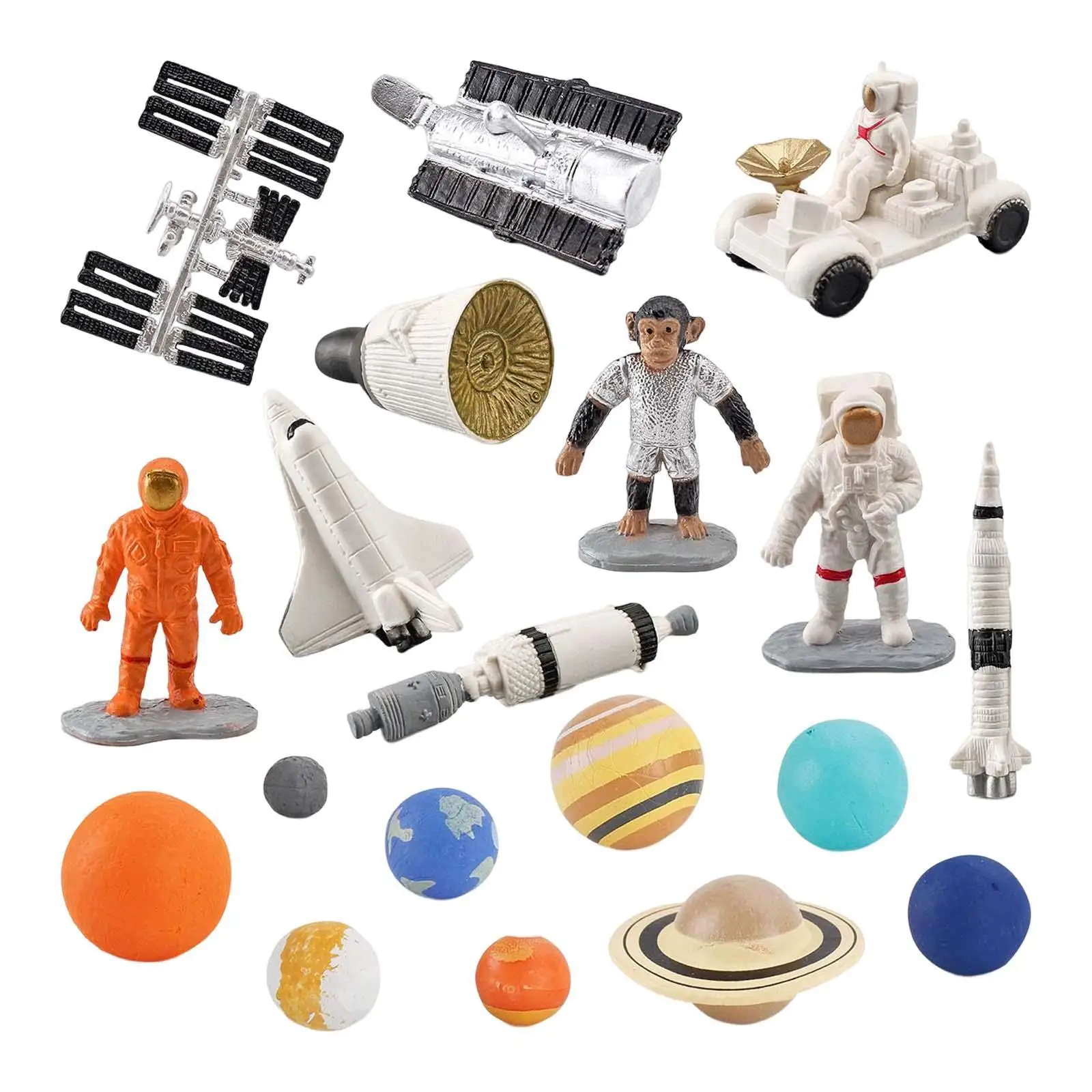 Astronaut Figures Educational Toys Collectibles Dioramas for Games