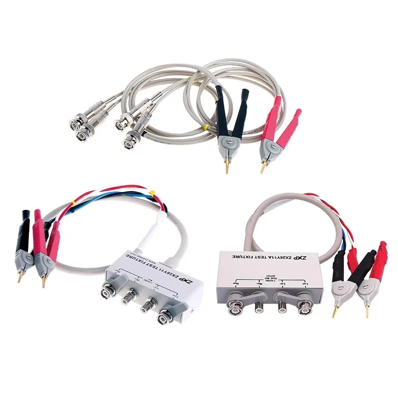 Zhixin ملحقات مقياس LCR الرقمي ZXP28Y04(ZXP26004) كابل اختبار كلفن بأربعة محطات ZXP26004-1 نسخة مطورة