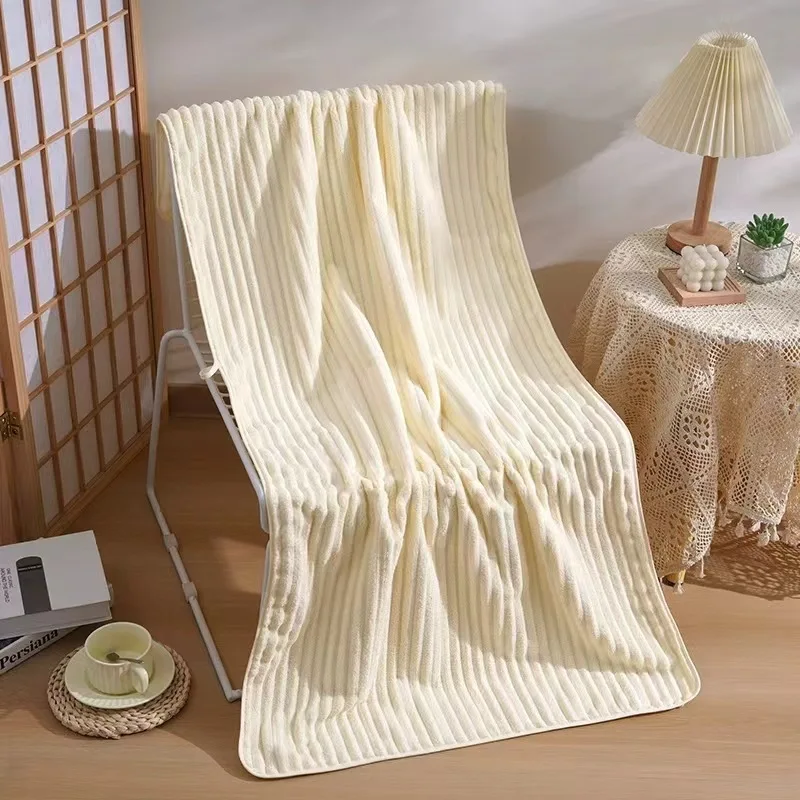 

Coral fleece towel, large bath towel, thickened face towel, household quick drying, absorbent, soft and non shedding towel