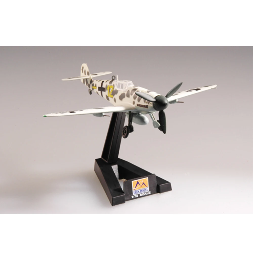 

Easymodel 37254 1/72 BF109G-2 Fighter JG53 Wing Finland Assembled Finished Military Static Plastic Model Collection or Gift