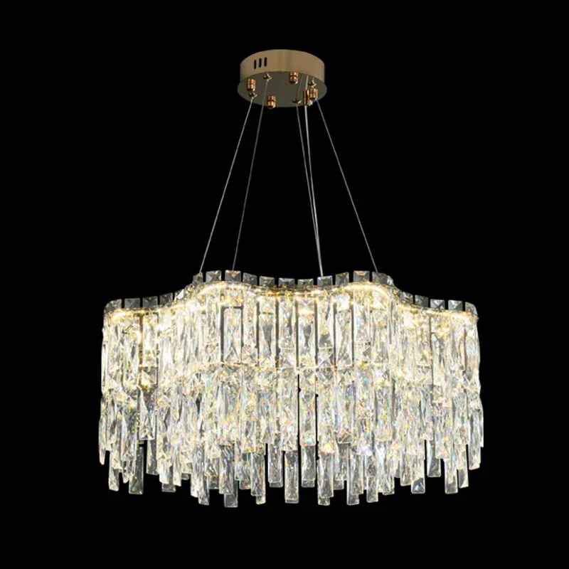 lustre de cristal em forma especial iluminacao interior moderna luminaria do quarto sala e jantar atmosferica italiana moda luxuosa 01