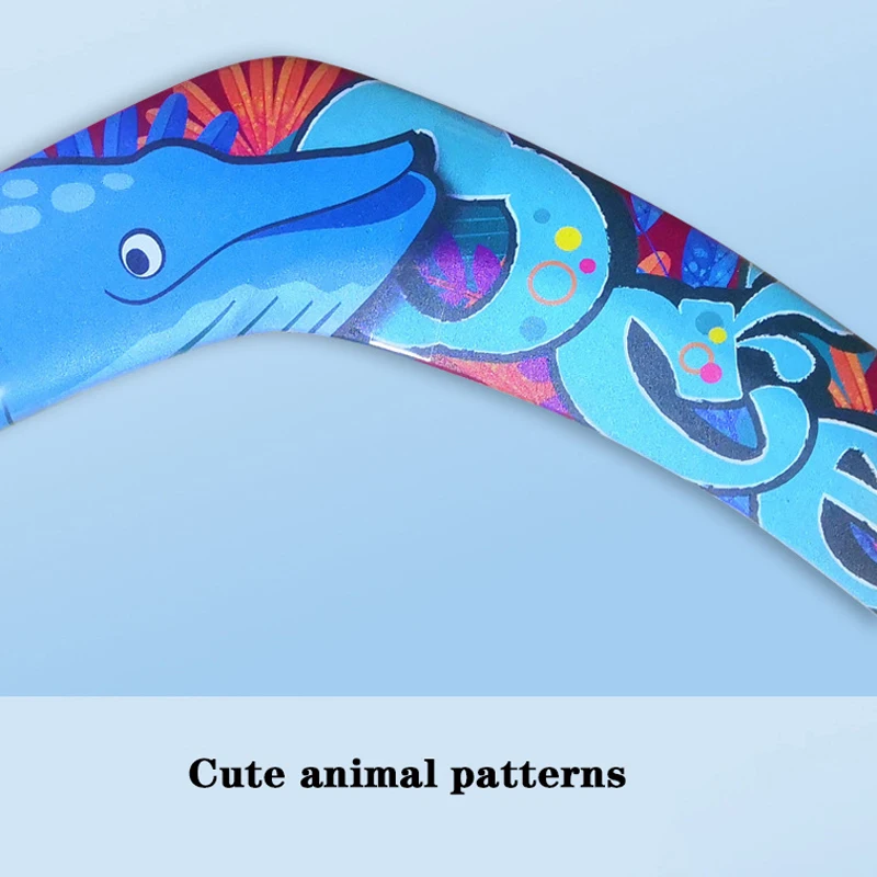 Nouvelle personnalité créative EVA Boomerang lancer à la main v-dart règle Boomerang grand Sports de plein air Boomerang pour enfants jouet de plein air