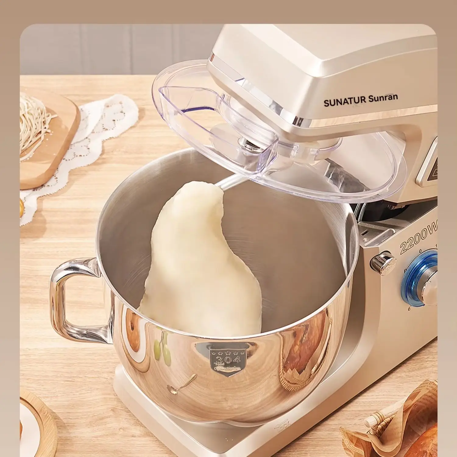 10 Liter Filling Mixer Rice-meat Dumpling Noodle Egg Beater Commercial Full-automatic Meat Filling Mixer