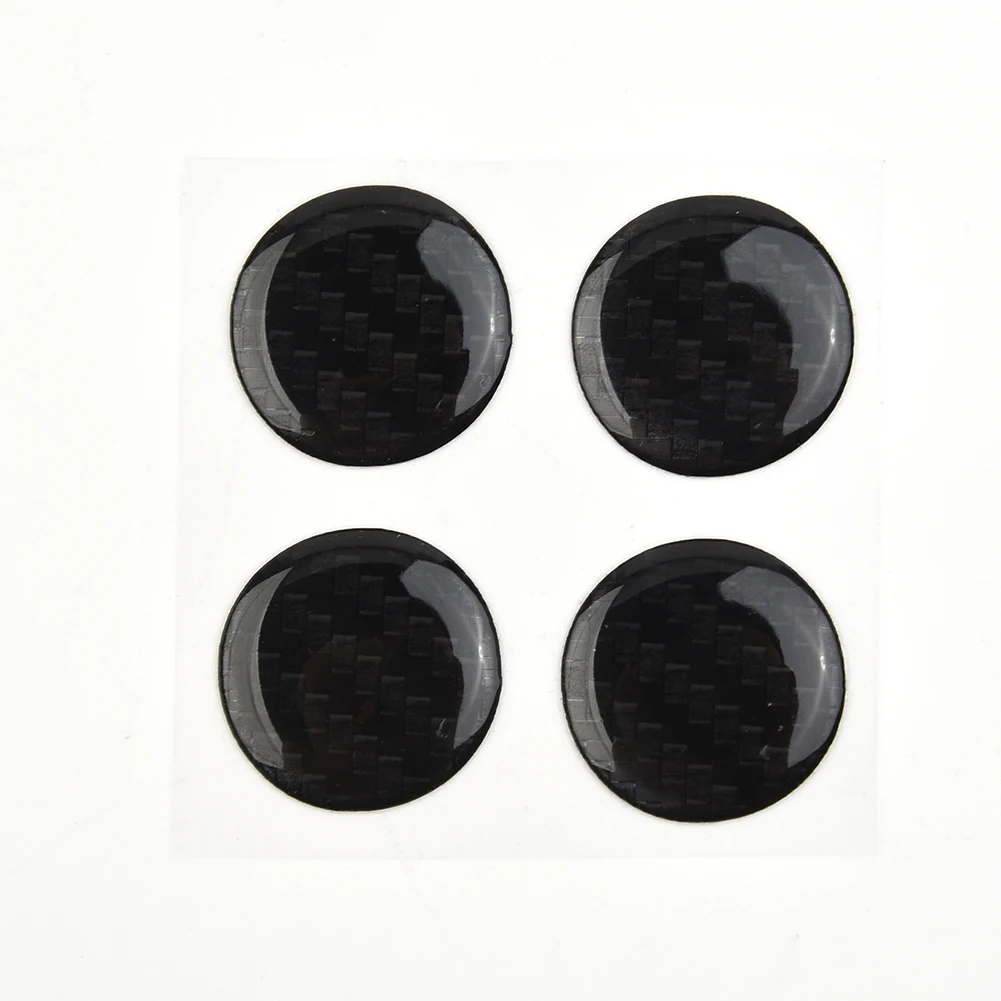 Protection Stickers Keyhole Stickers Car Accessories Car Lock Decoration Carbon Fiber Protection Stickers Car Accessories Rubber
