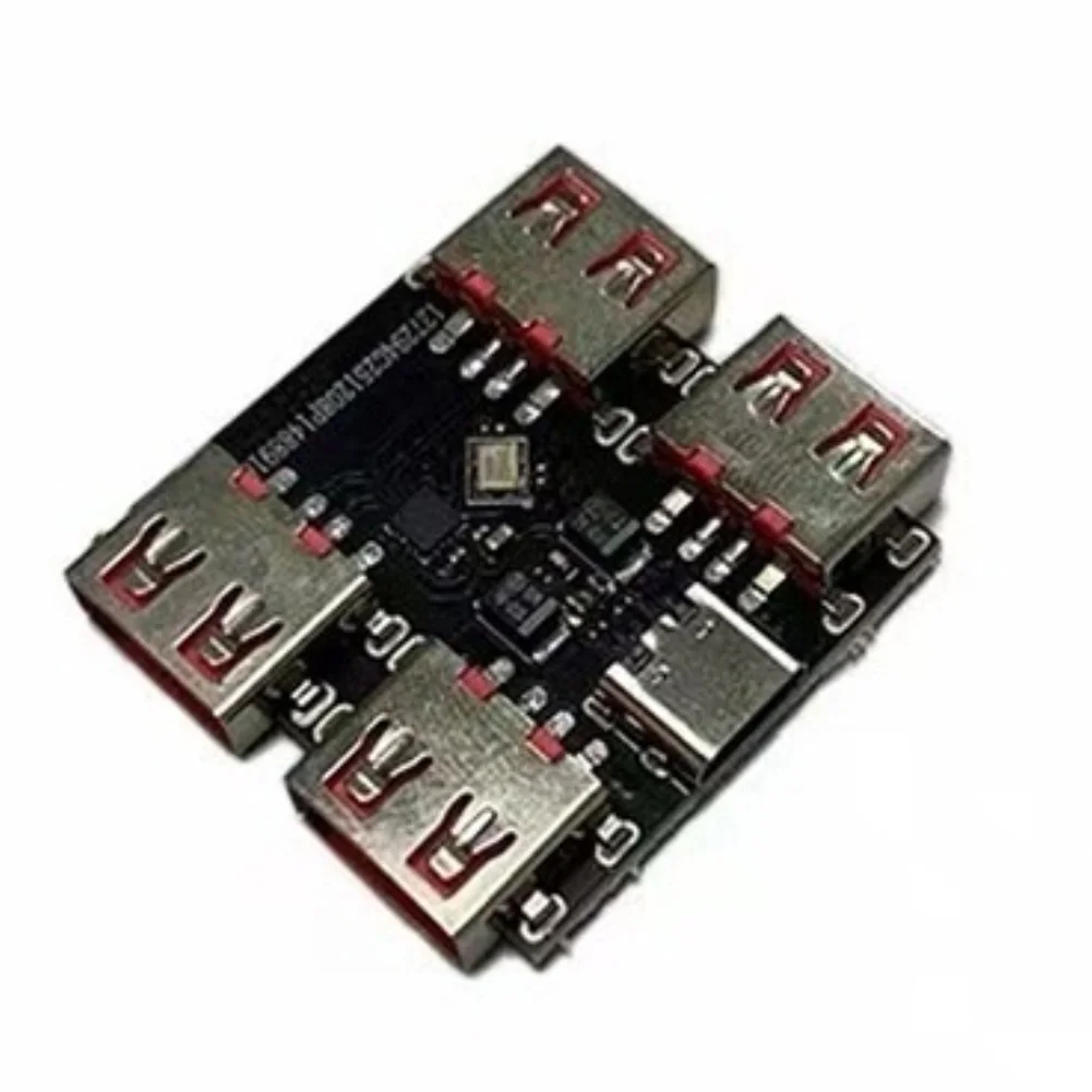 USB 2.0 4-Port Hub 2pcs Set for Low Power USB Devices Compatible with Laptops Desktops Microcontroller Keyboard