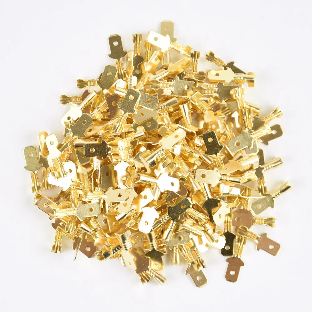 100PCS Electrical Wire Crimp Terminal Connector Male Female Spade Assorted Kit