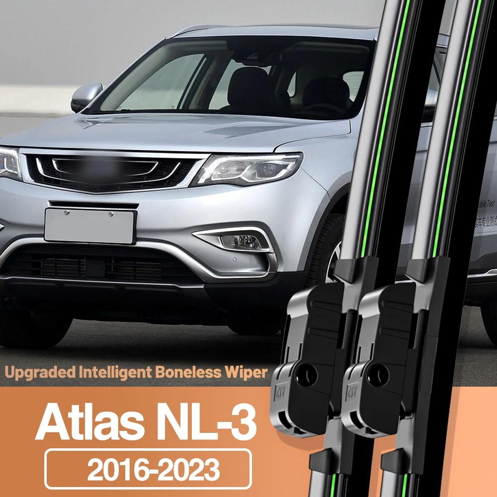 

2pcs For Geely Atlas NL-3 2016-2023 Front Windshield Wiper Blades Windscreen Window Accessories 2017 2018 2019 2020 2021 2022