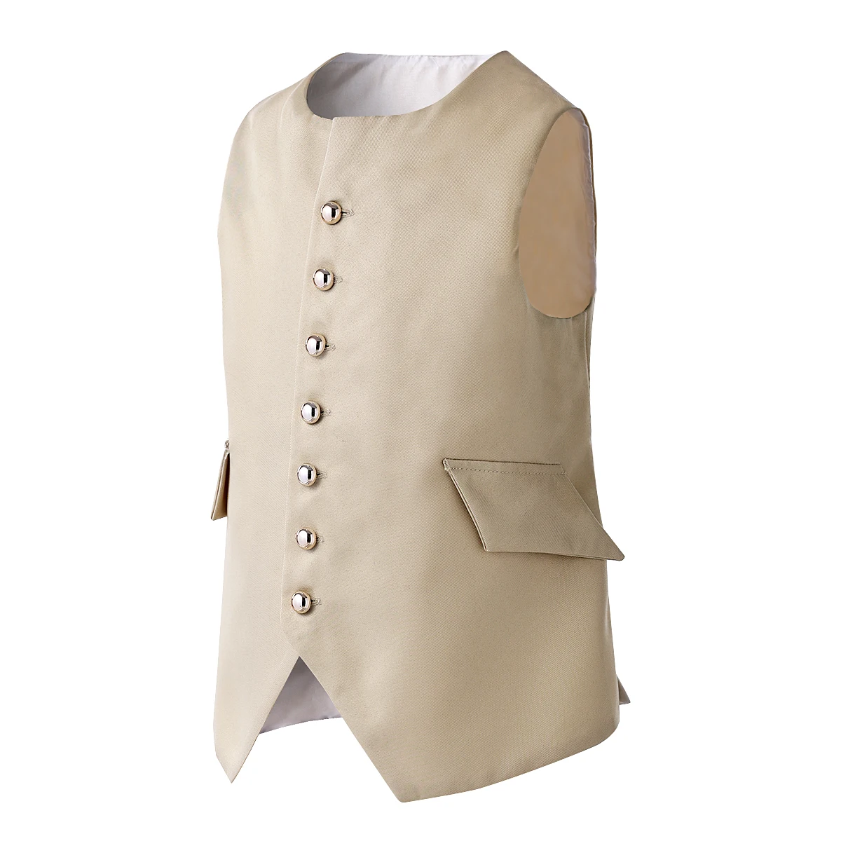 16th Century Colonial Costume Boy's Vest Revolutionary Costume Waistcoat