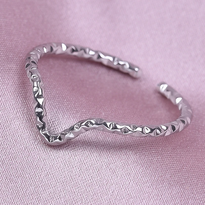 1/5 Pcs Heart/Plant Leaf/Butterfly/Hasama Ring Starfish Shell Open Adjustable Stainless Steel Rings For Women Men Jewelry Anillo