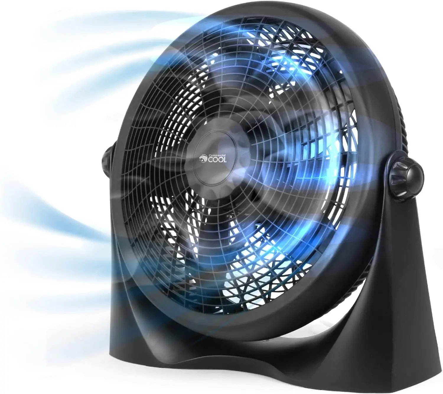 

Black 16 Inch High Velocity Floor Fan Cool Any Room Quickly and Efficiently with 3 Speed Settings - CFF16B