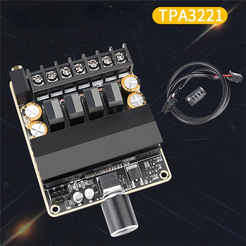 TPA3221 เครื่องขยายเสียง Class D Dual-Channel 85Wx2 สเตอริโอเครื่องขยายเสียงโมดูล