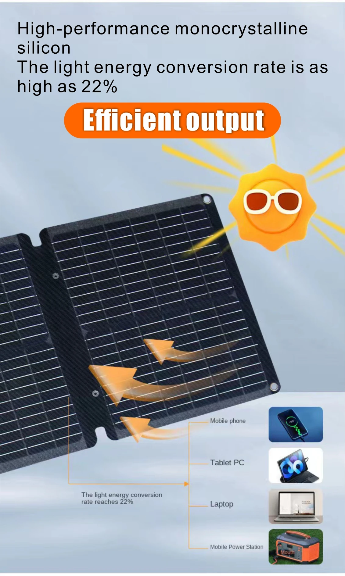 1000W Solar Folding Panel Ecoworthy Portable Bag USB Solar Charger Outdoor Power Hiking Camping Power Generator Gift Alo Ugree