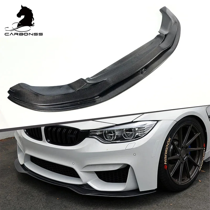 

Hot Sales Carbon Fiber Body Kit PSM Type 2PC Front Bumper Lip Fit for F82