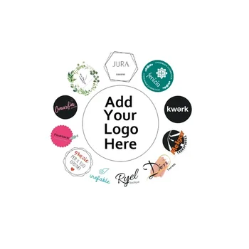 100 ชิ้น DIY รอบสแควร์สติกเกอร์ที่กําหนดเองสติกเกอร์โลโก้ที่กําหนดเองป้ายออกแบบส่วนบุคคลสติกเกอร์ขนาดของคุณเอง