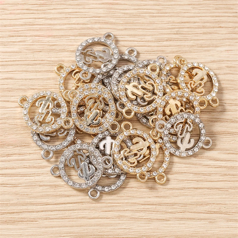 10pcs 21x15mm Cute Crystal Alloy Cactus Charms Connectors for Jewelry Making DIY Necklaces Earrings Bracelet Handmade Craft Gift
