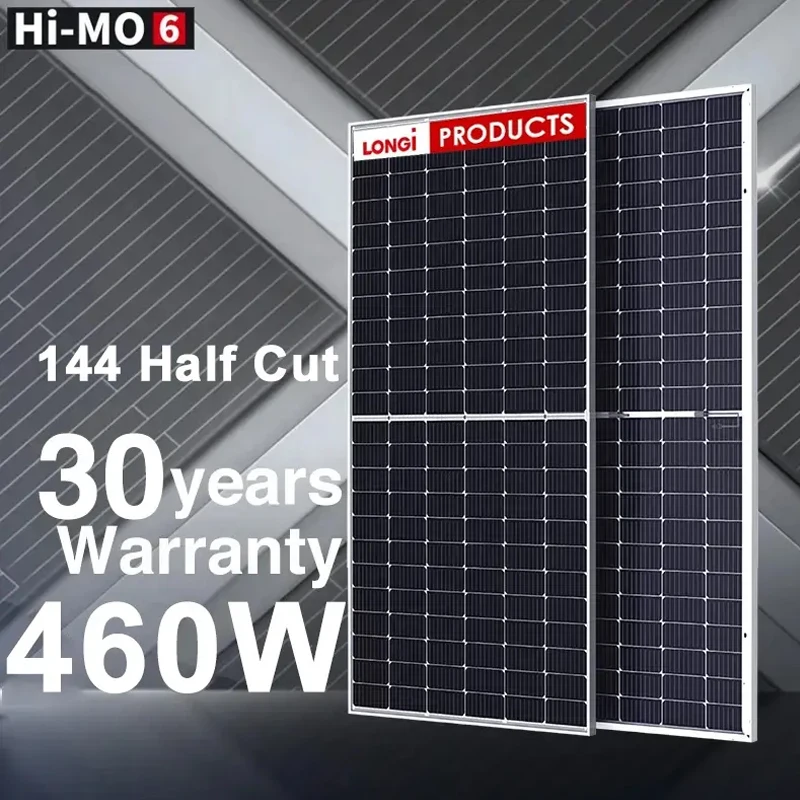 Longi Hi-MO 6 solar panel 550W hot sell competitive price cheap bifacial   longi 450w 540w s energy