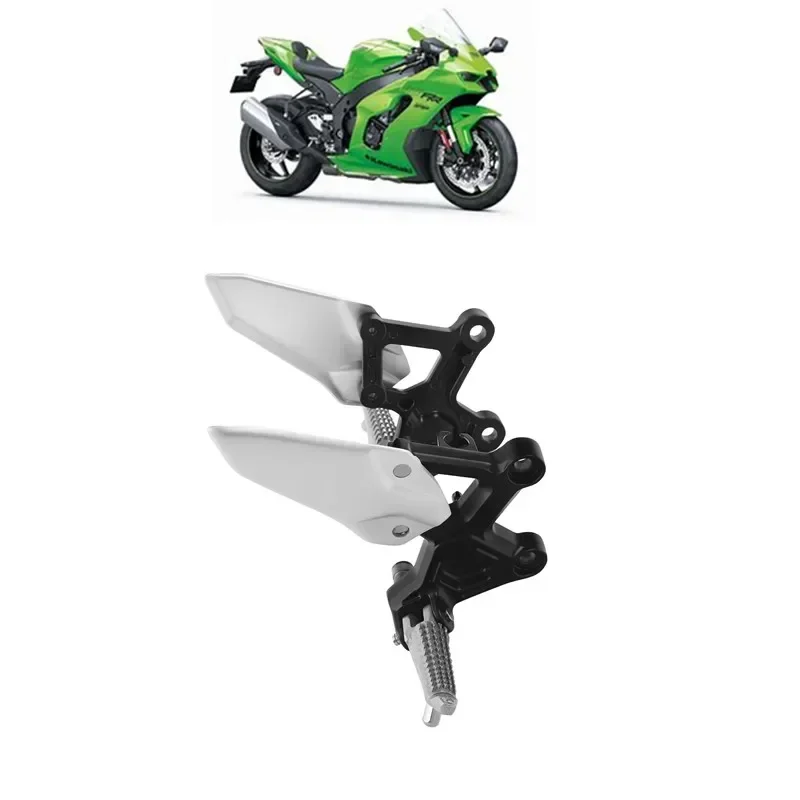 

Front Driver Footrest Foot pegs Brackets Kit For Kawasaki Ninja ZX-4RR 2023 Accesorios moto