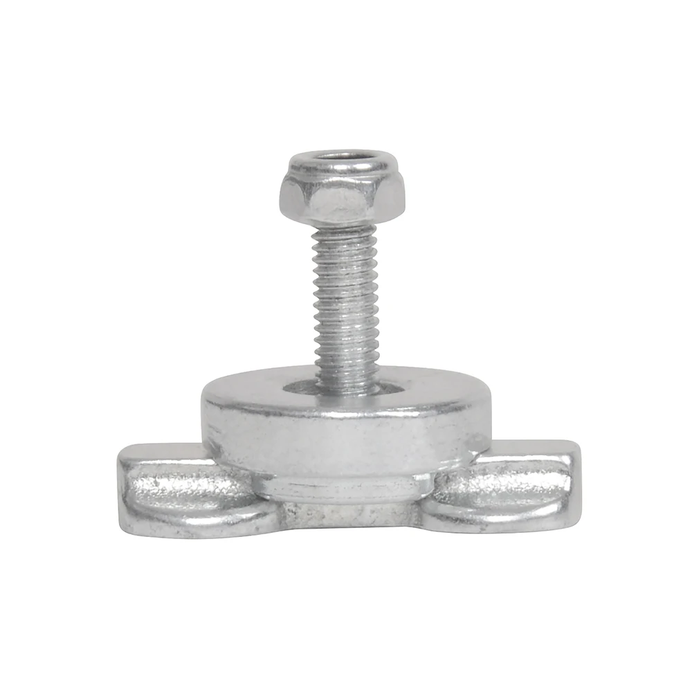 قضبان ربط بمسمار ملولبة مزدوجة ، قضبان مسار L لسرير الشاحنة أو المقطورة للتحكم في البضائع ، 4 * ، M6 ، M8 #2