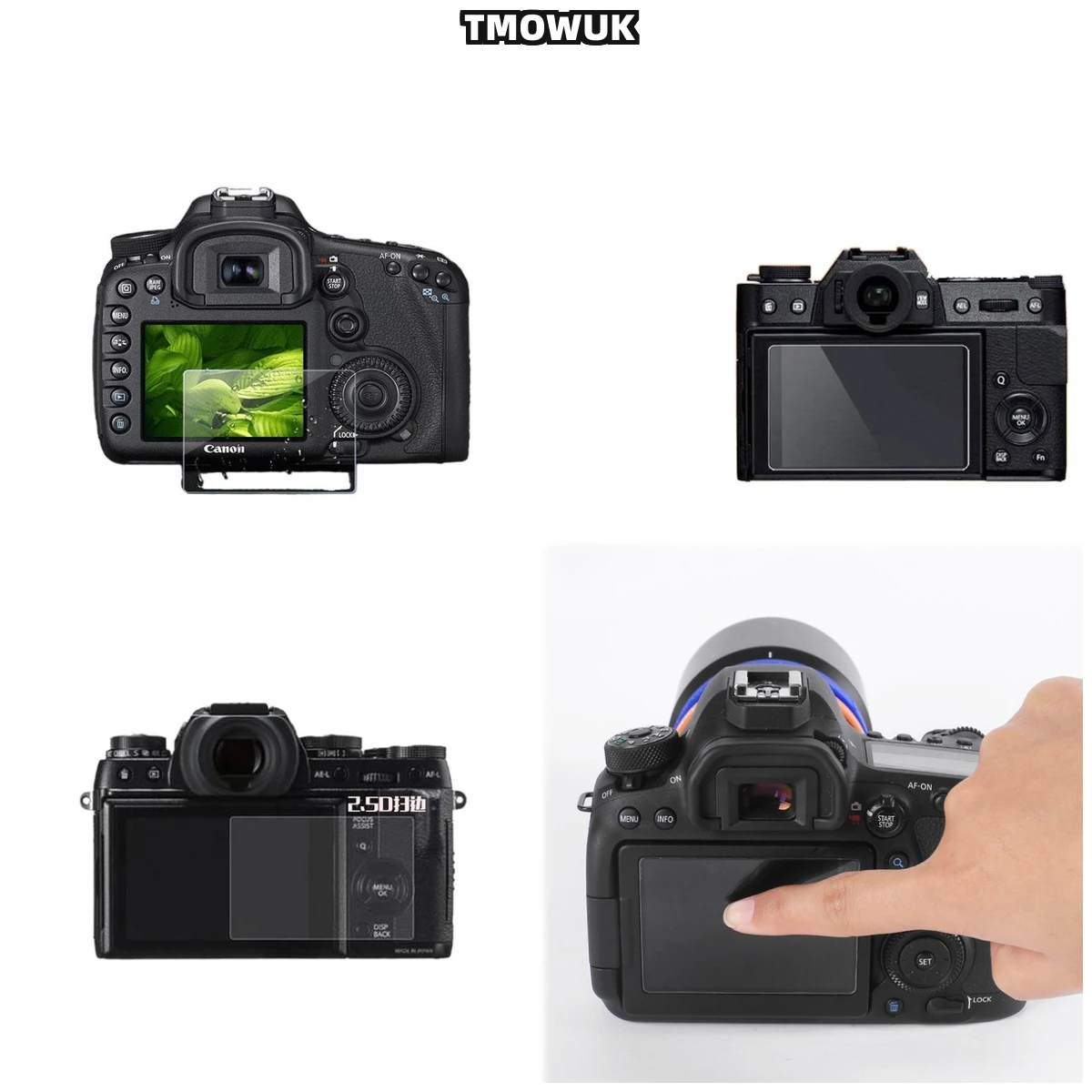 

For Fujifilm X-T10 T20 T30 M1 A1 A2 E2 E3 X30 XF10 XS10 XS20, Shatterproof Glass Shield