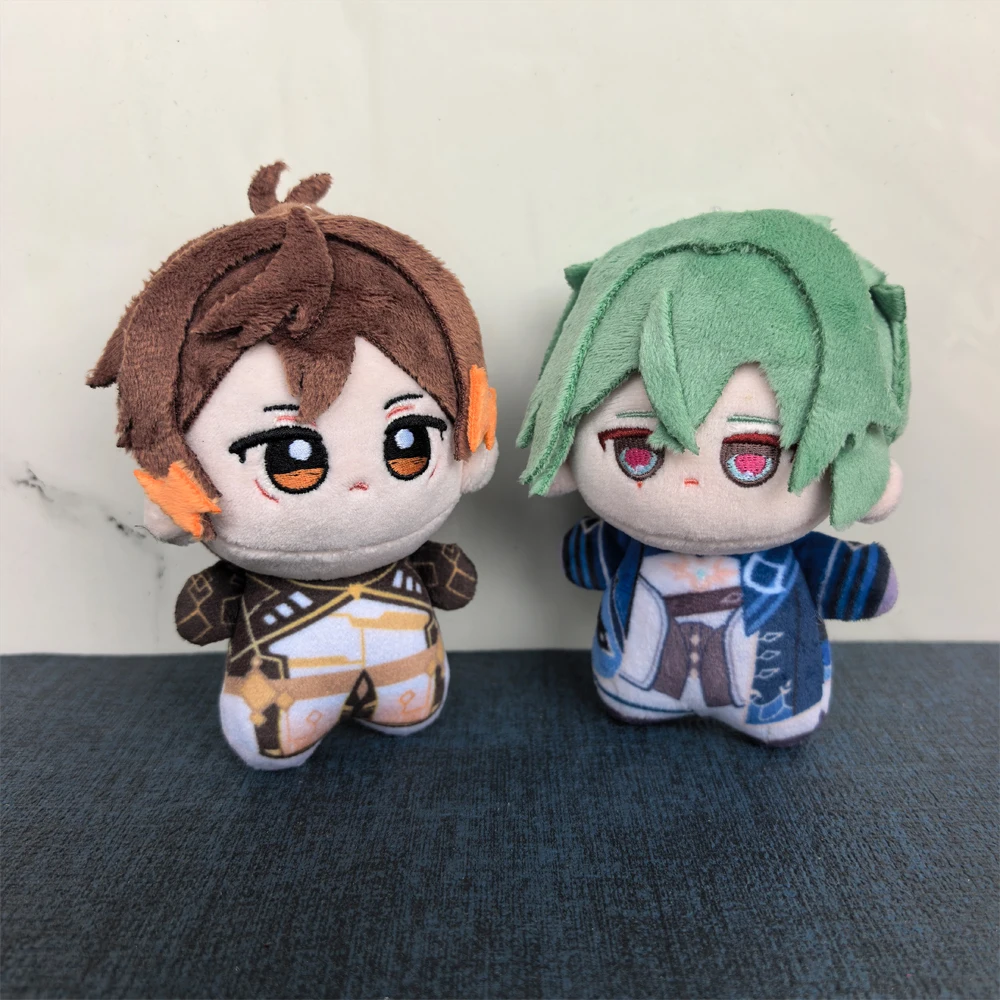 

Latest 12cm Stuffed Game Genshin Impact Zhongli Morax and Lohen Plush Toy Cosplay Anime Character Plushie Doll Bag Pendant Decor