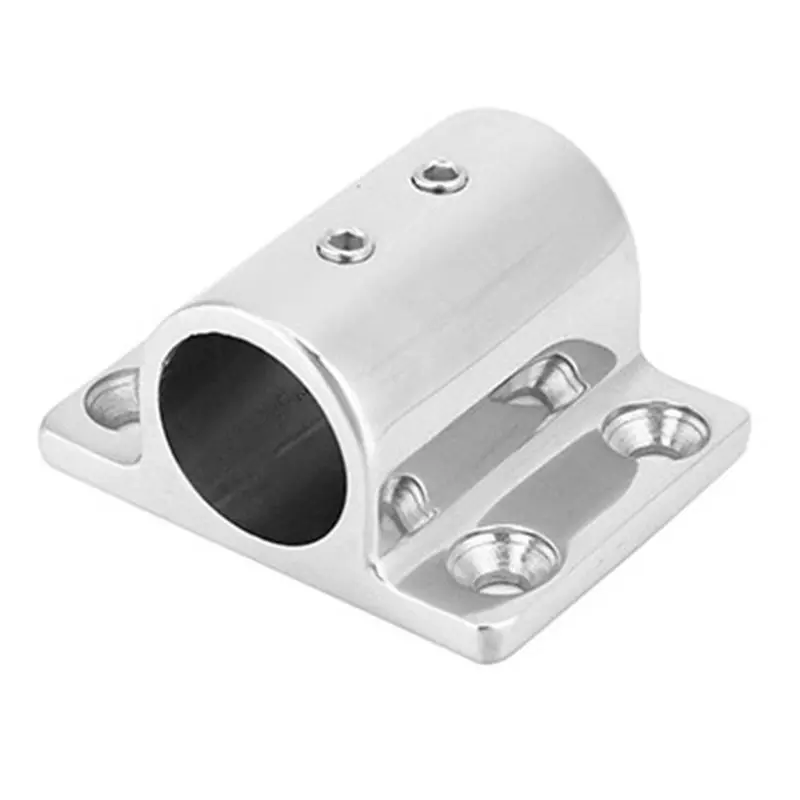 

316 Stainless Steel Tube Pipe Rectangular Base Flag Pole Mount Marine Rectangular Base