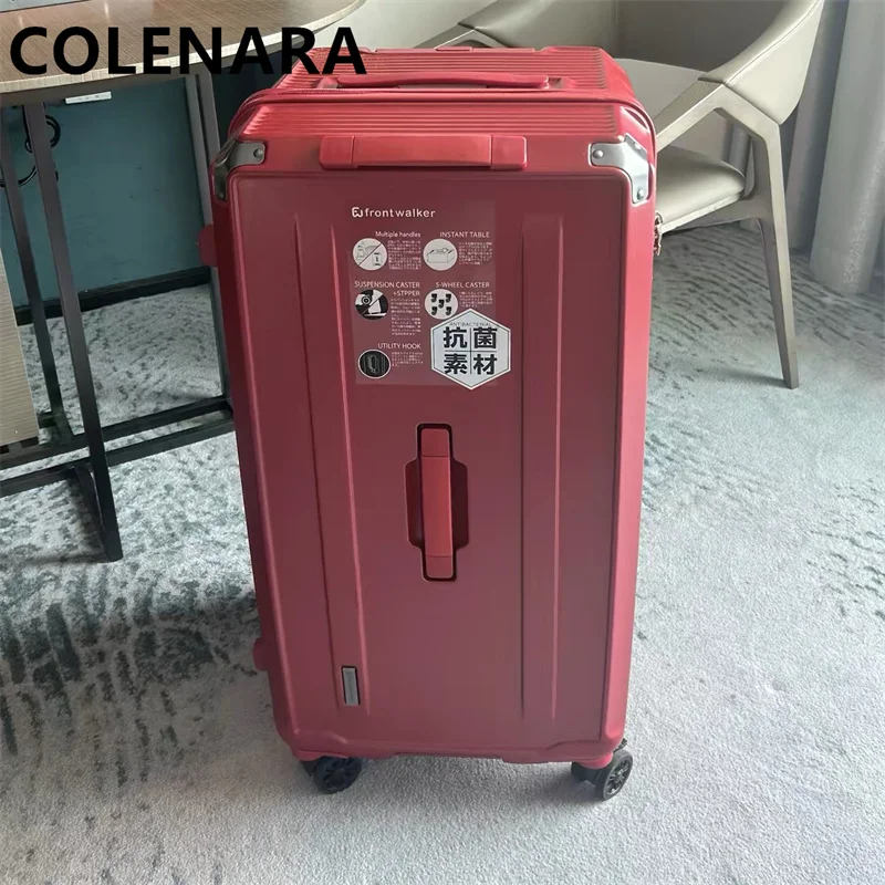 

COLENARA Large-capacity Luggage Bag ABS+PC Women's Trolley Case 40Inch Family Travel Essentials Universal Wheel Rolling Suitcase