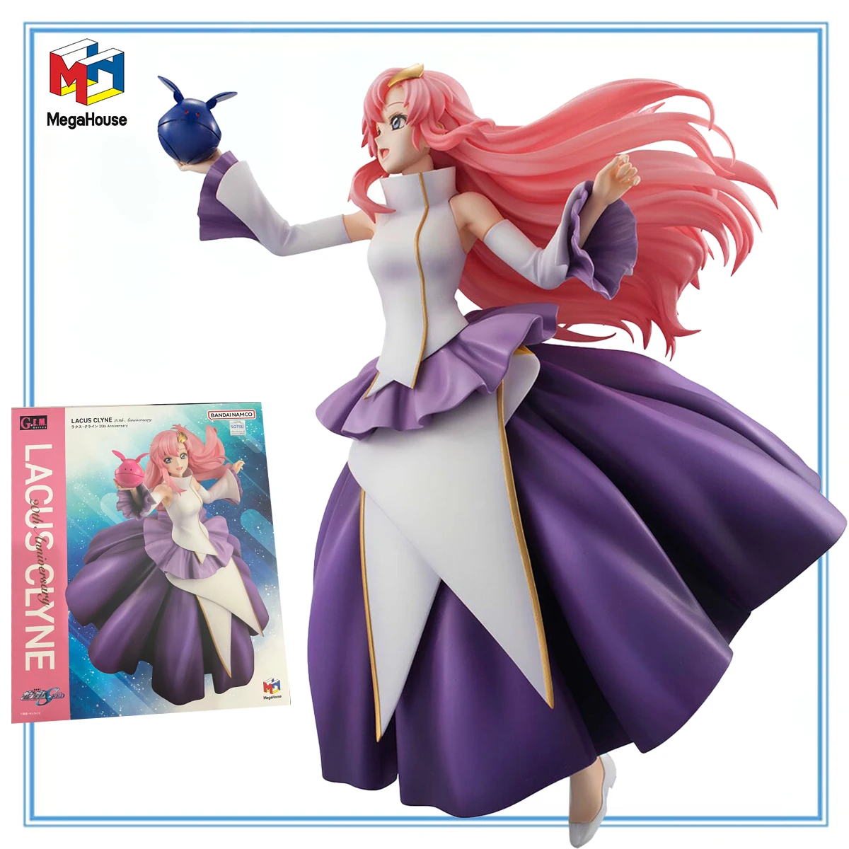 

In Stock Original MegaHouse G.E.M. 20th Anniversary Kidou Senshi Gundam SEED Haro Lacus Clyne Anime Figure Action Figure Gifts