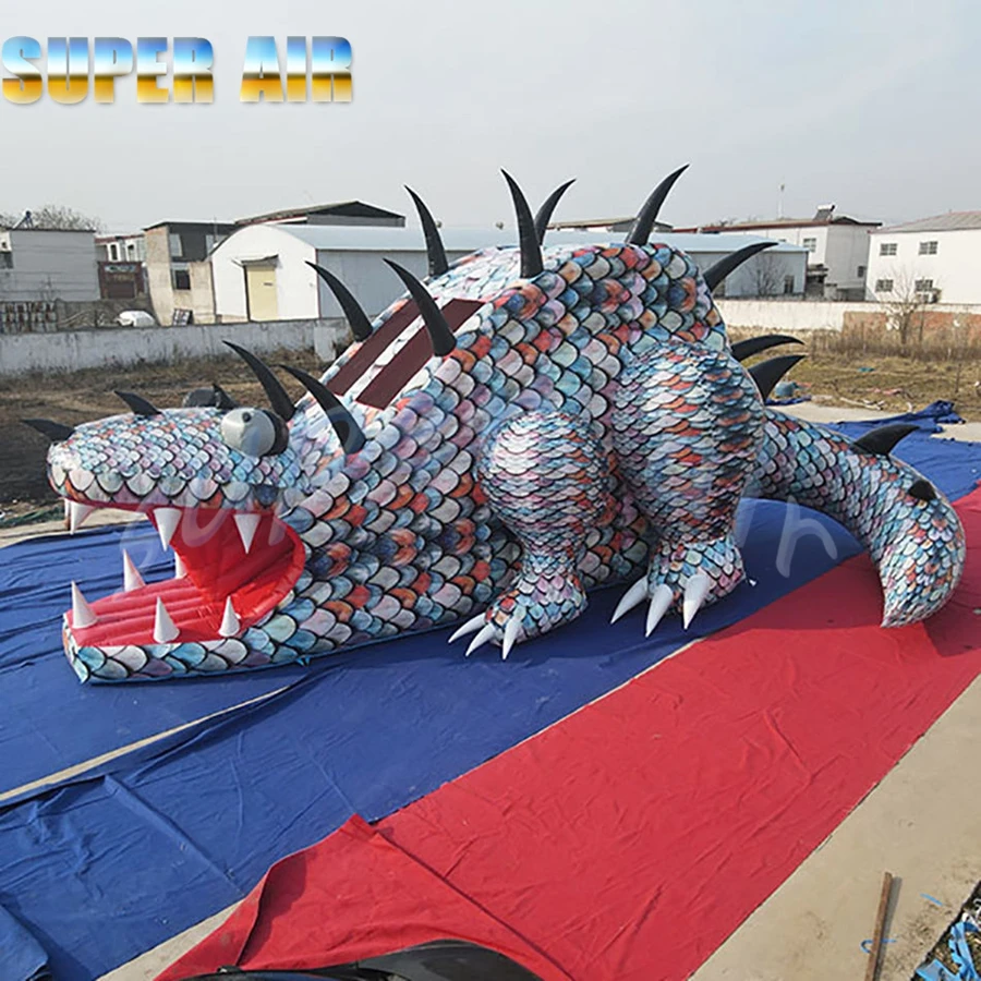 New production promotion nice inflatable dinosaur car inflatable giant toy for kids