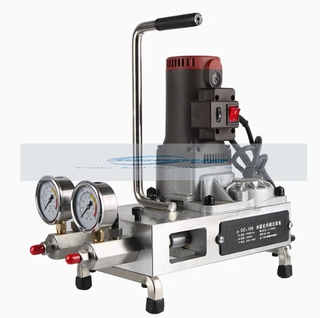 1800W Multifunctional Water Curing Special Grouting Machine High Pressure Injection Machine Material Grouting Pump 220V/50Hz M05