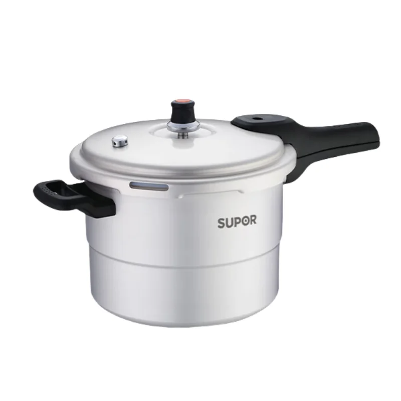 SUPOR Pressure Cooker with Aluminum Alloy Quick Cooking Explosion Proof Multiple Safety Protection Gas Fire with Steaming Grid