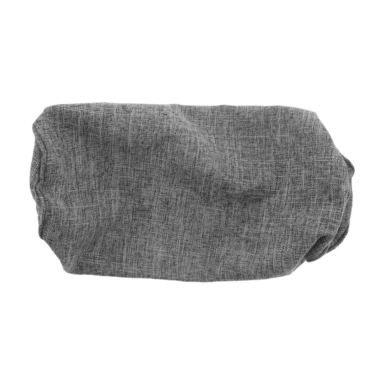 Cylinder Neck Pillow Case Round Roll Pillow Cover Cotton Linen Soft Breathable Ergonomic Support for Travel Lumbar Neck Use