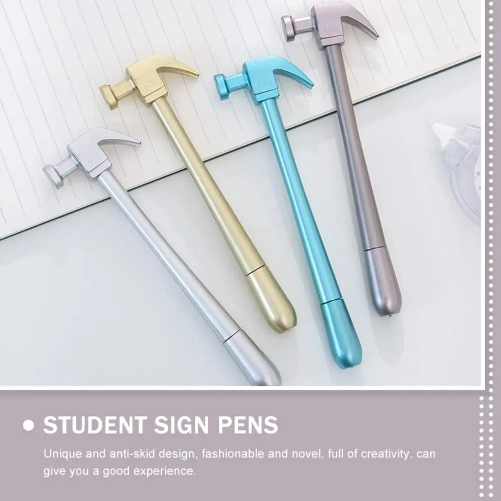 36-delige hamergelpennen voor studenten, zwarte inkt, lichtgewicht schrijfhulpmiddelen, goud, zilver, grijs, voor schoolkantoor, terug naar school